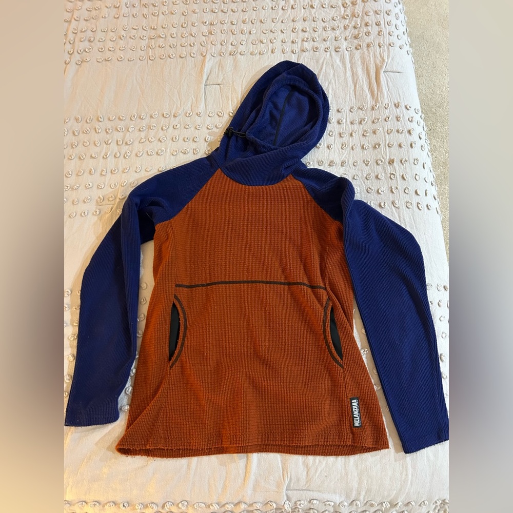 Melanzana micro grid hoodie - women’s large